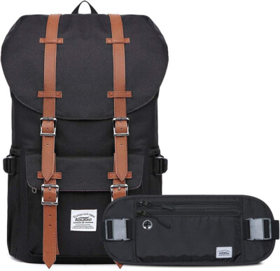 KAUKKO Laptop Outdoor Backpack Traveling Rucksack Fits 15.6 Inch Laptop