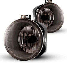Fog Lights For 2005-2010 Jeep Grand Cherokee Smoke Bumper Assembly Lamps Bulbs