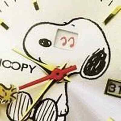 【海外ヴィンテージ】海外購入　スヌーピー スウィング掛時計 海外ヴィンテージ】海外購入 スヌーピー スウィング掛時計