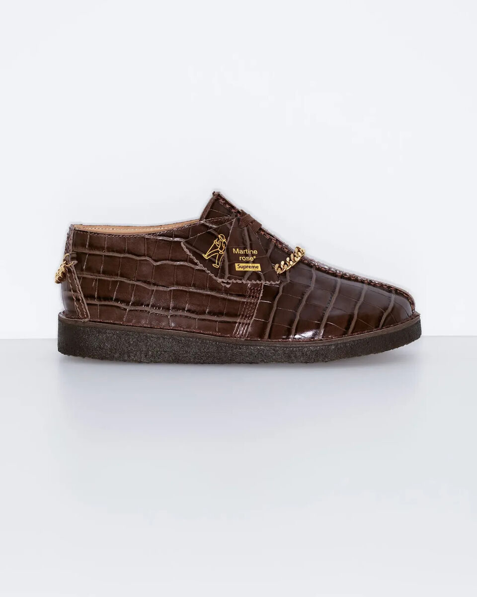 Supreme × Martine Rose × Clarks Desert Trek Black Brown Supreme × Martine Rose × Clarks Desert Trek Black Brown