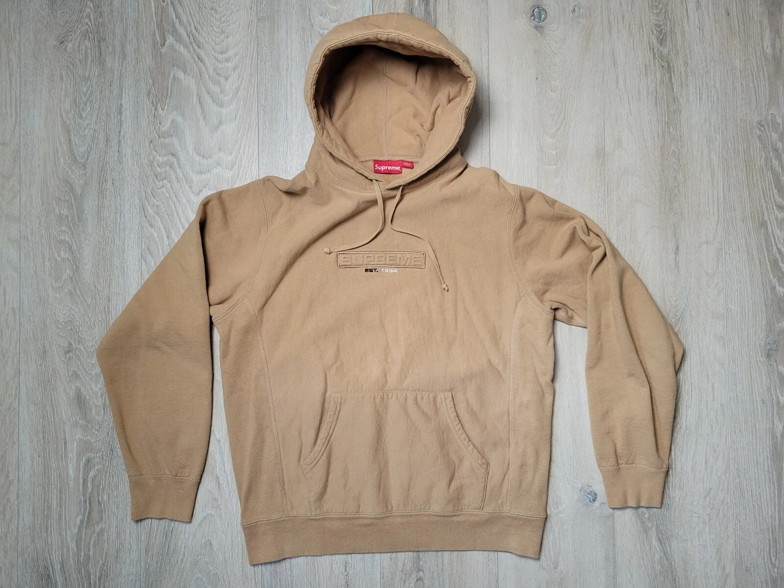Sweat à capuche Supreme Logo en relief (SS18) Large