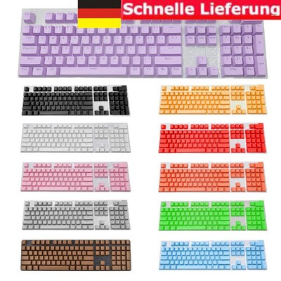 104pcs Universal Mechanical Keyboard Keycaps PC Laptop Bakclit Key Cap Set DE