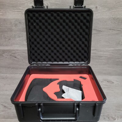 Heiyrc Waterproof Hard Case Storage Organizer Only Black