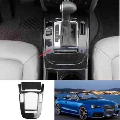 For Audi A4 A5 S4 S5 RS5 2008-2012 Carbon Fiber Center Console Gear Shift Panel