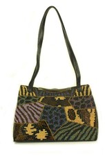 Antique Clutch Close Beaded Tote Bag