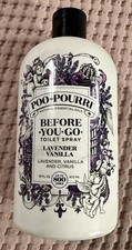 Poo-Pourri Before-You-Go Toilet Spray Refill Lavender Vanilla Scent, Clear, 16oz