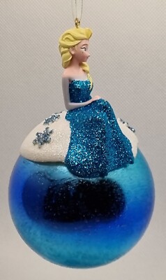 DISNEY Weihnachtskugel ELSA FROZEN Eiskönigin Kugel Christmas DISNEYLAND PARIS