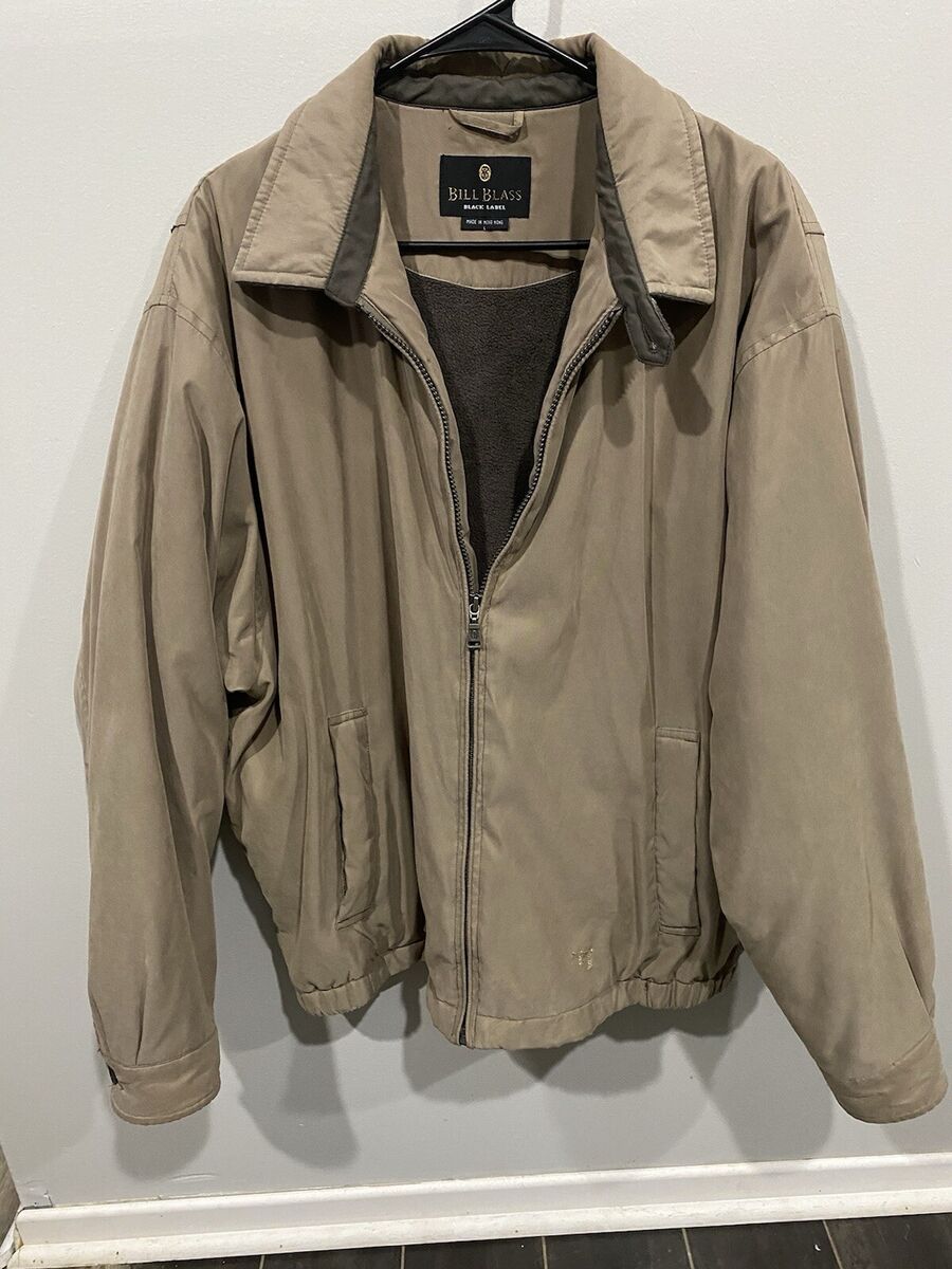 Bill Blass Black Label Men's Size L Winter Fall Brown Jacket Bill Blass Black Label Men's Size L Winter Fall Brown Jacket