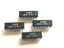  4 Pieces NJM2902N JRC New JAPAN Radio Co, inc OP AMP QUAD GP 15V/30V