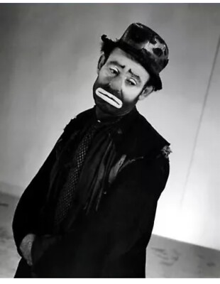 Emmett Kelly Sr. Clown Zirkus 4x6 FOTODRUCK