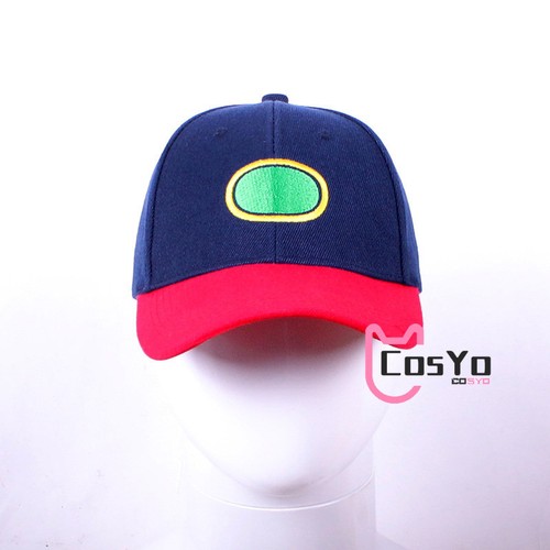 Anime Inuyasha Cosplay Hat Sun Blue with Red Peaked Cap Inuyasha Summer Hat - Picture 9 of 9