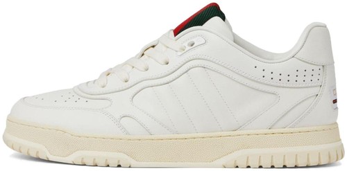 GUCCI Re-Web Sneaker White Leather 786186 Men\'s Size 11.5 US 12 $1150 NEW Men main image 4