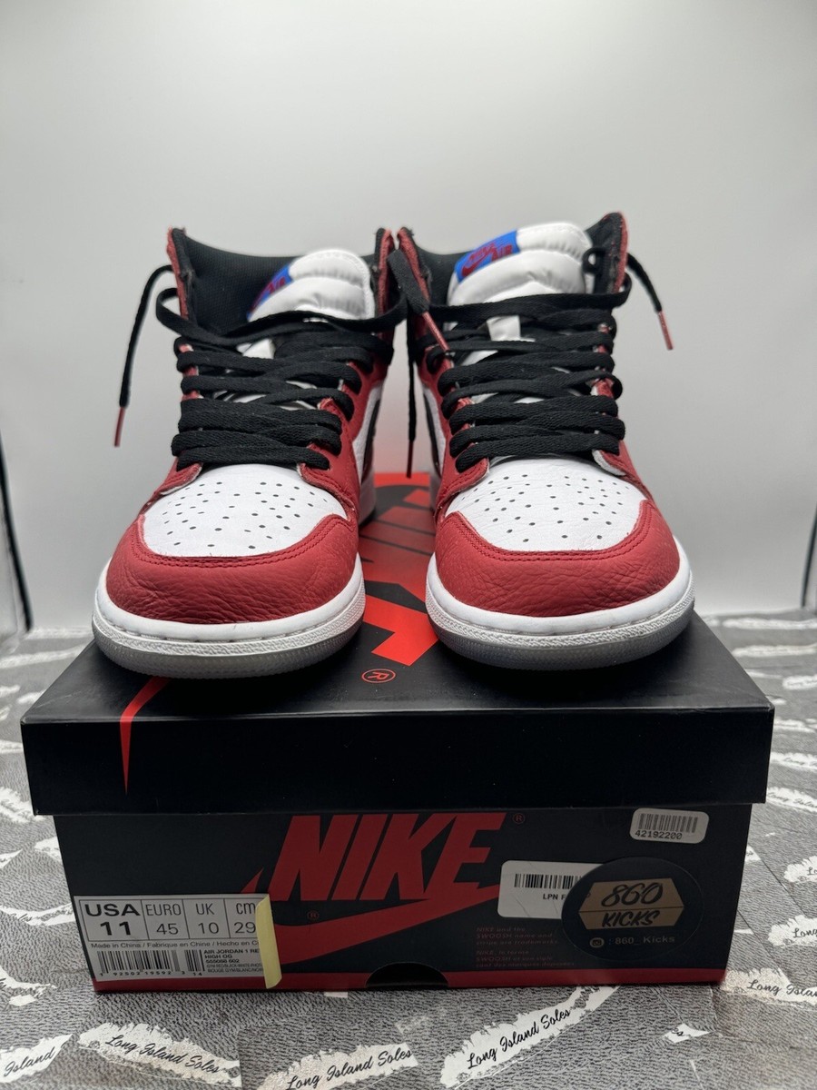 Jordan 1 Retro High Spider-Man Origin Story Size 11 Red Jordan 1 Retro High Spider-Man Origin Story Size 11 Red