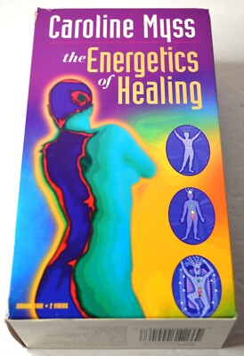 1997 CAROLINE MYSS THE ENERGETICS OF HEALING 2 VHS TAPE SET