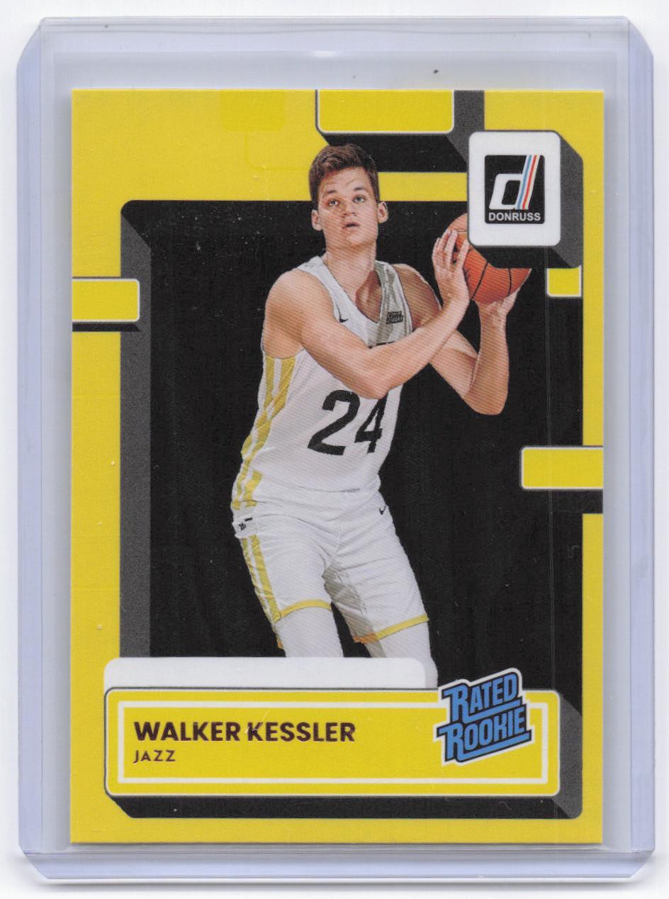 2022-23 Donruss #222 Walker Kessler Yellow Flood