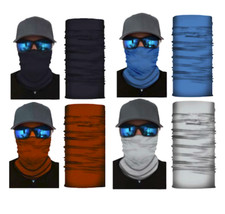 4 PACK OF FACE COVER MULTI FUNCTION SEAMLESS BANANA WRAP GAITER 50 ATV MASK