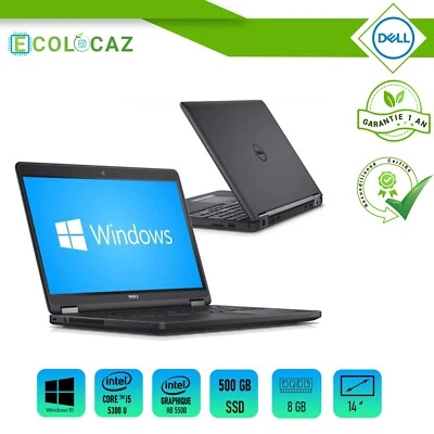 Dell Latitude E5450 · i5-5300U · 8GB · 500GB