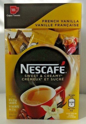 NESCAFÉ Sweet & Creamy French Vanilla, Instant Coffee Sachets-18 x 22 g - Picture 6 of 7