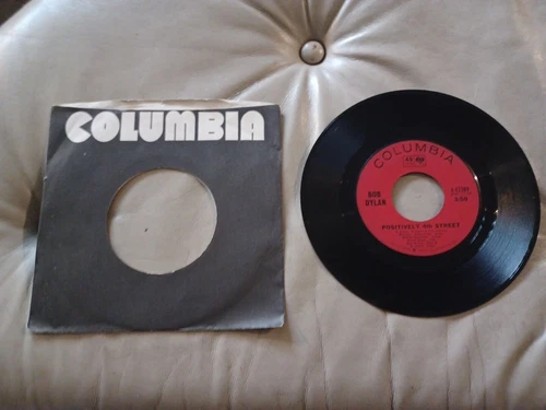 Bob Dylan•Positively 4th Street•7"Record 4-43389•Columbia 1st Press'65☆STRONG VG