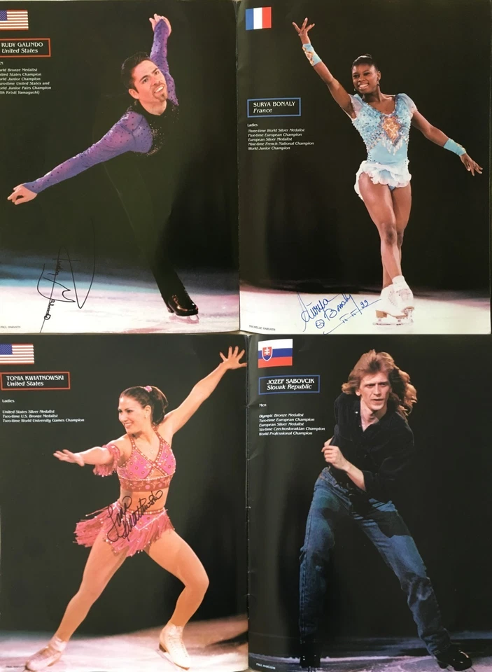 Katarina Witt Rudy Galindo Viktor Petrenko signed 1999 Champions On Ice program - Image 2 of 3