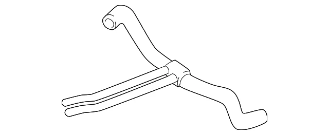 Manguera súper inferior genuina Ford 2004-2007 E-350 Super Duty F-250/350 5C3Z-8286-DH Foto 4 de 4
