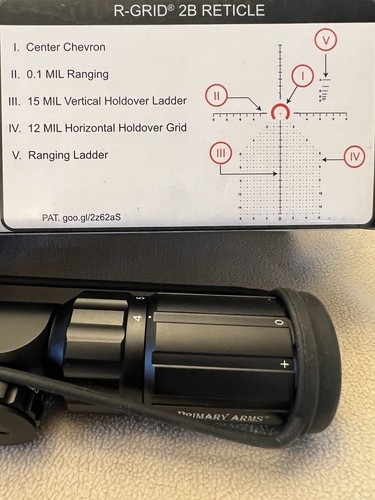 Primary Arms 4-14x44 First Focal Plane Scope With R-Grid 2B Reticle - Picture 15 of 22