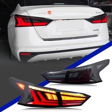 LED Tail Lights Assembly for Nissan Altima 2019-2026 SR SV SL Black Rear Lamps