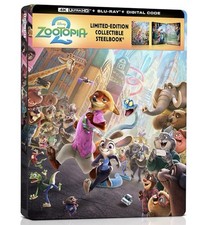 Disney Zootopia 2 US Steelbook 4K UHD Blu-ray Digi Limited Presale 4/7/26