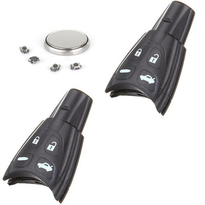 2 Fits Saab 9-3 2003 2004 2005 2006 2007 2008 2009 Remote Car Key Shell Buttons
