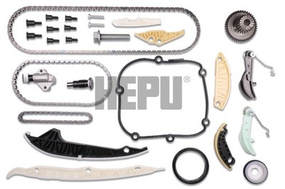Steuerkettensatz HEPU 21-0407 für VW GOLF 7 5G1 BQ1 BE1 BE2 TRANSPORTER T5 7HA 3