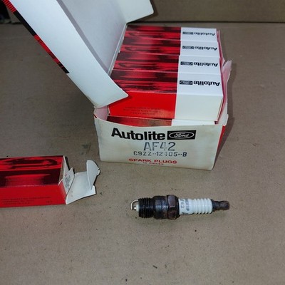 NOS FORD C9ZZ-12405-B AUTOLITE AF-42 SPARK PLUGS MUSTANG TORINO COUGAR 351 429