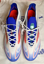 NEW Adidas F50 Elite SG White Blue Solar Red ...