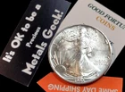 1990 SILVER EAGLE Coin- 1oz .999 Pure - ITCHY AND SCRATCHY MEET HERE