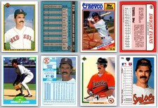 Dwight Evans 4 Card Lot - Boston Red Sox Hall of Fame HOF Baltimore Orioles