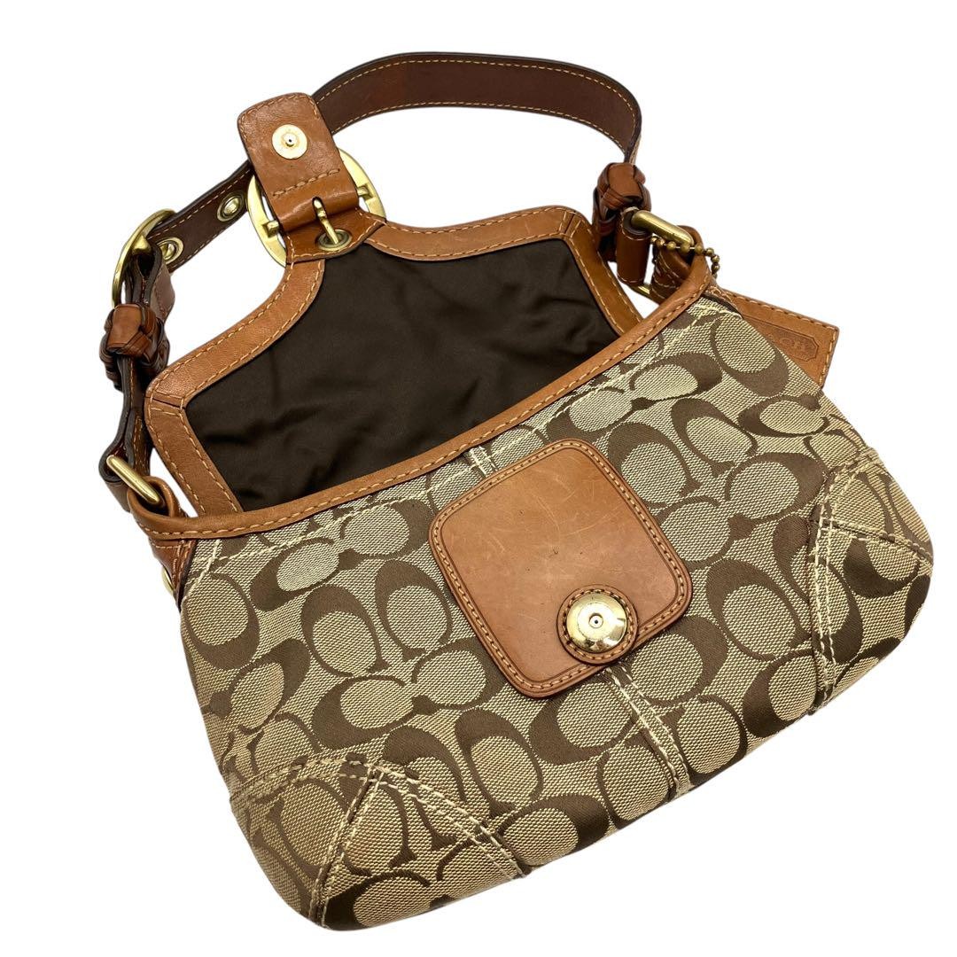 バッグ COACH Bleeker Legacy Signature Hand bag COACH Bleeker Legacy Signature Handbag 942 | eBay