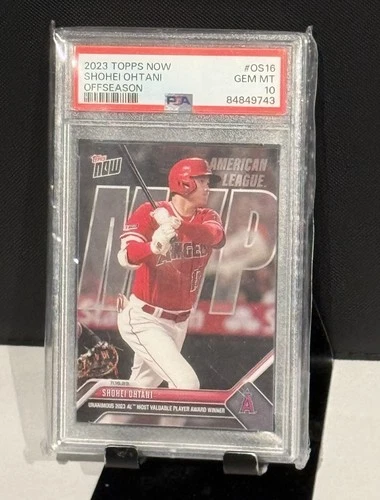2023 Topps Now Shohei Ohtani #OS-16 PSA 10 Gem Mint OFFSEASON MVP