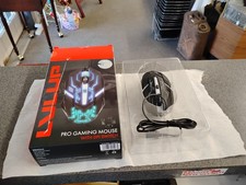 Vivitar LVLUP Pro Gaming Mouse-DPI Switch RGB Backlit - New Damaged Box