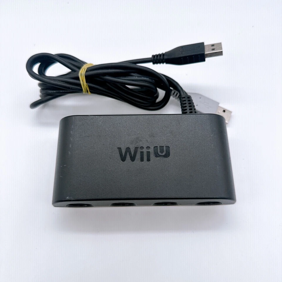 Nintendo Wii U Official OEM GameCube Controller Adapter WUP-028 Works Tested - Image 3 of 4