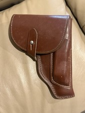 US Military Issued Leather Flap Holster Brown Colt 1911 5" Government RH