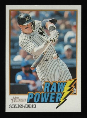 2026 Topps Heritage #RP-AJ Aaron Judge Raw Power