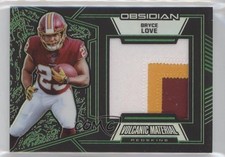 2019 Obsidian Volcanic Material Relics Electric Etch Green 16/25 Bryce Love 0c6
