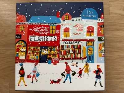 Galison Puzzle - Winter - Main Street Village - Puzzle 1000 Teile
