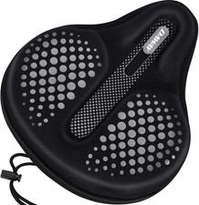 Comfortable Bike Seat Cover - Silicone Gel Memory Foam Padded Bike Seat Cushio Comfortable Bike Seat Cover - Silicone Gel Memory Foam Padded Bike Seat Cushio
