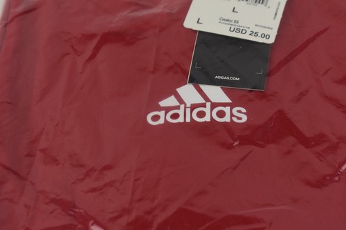 CAMISA MUJER ADIDAS CREATOR ROJA/BLANCA MANGA CORTA TALLA GRANDE NUEVA CON ETIQUETAS - Imagen 2 de 5