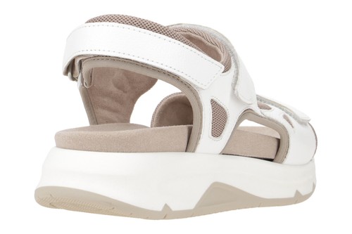 Sandalias mujer Gabor Shoes ROLLINGSOFT blancas 66.889.60 NUEVO - Imagen 7 de 8