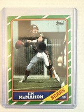 Topps 1986 Jim McMahon #10 Chicago Bears NFL Football Base Set Trading Card