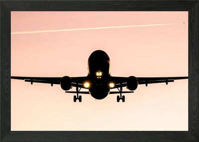 Airbus Farbverlauf Gerahmtes Wandbild Poster Leinwanddruck Bild