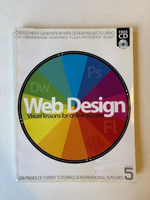 Web Design Visual Lessons Volume 5 Imagine Publishing Book + CD Rom Flash CSS 00