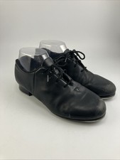 BLOCH Shockwave 2 Tap Shoes Mens Size 7.5 M Black Leather Dance Theater Stage