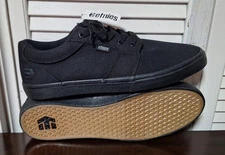 New Mens Etnies Barge LS Shoe -  Black - New US Sz-12